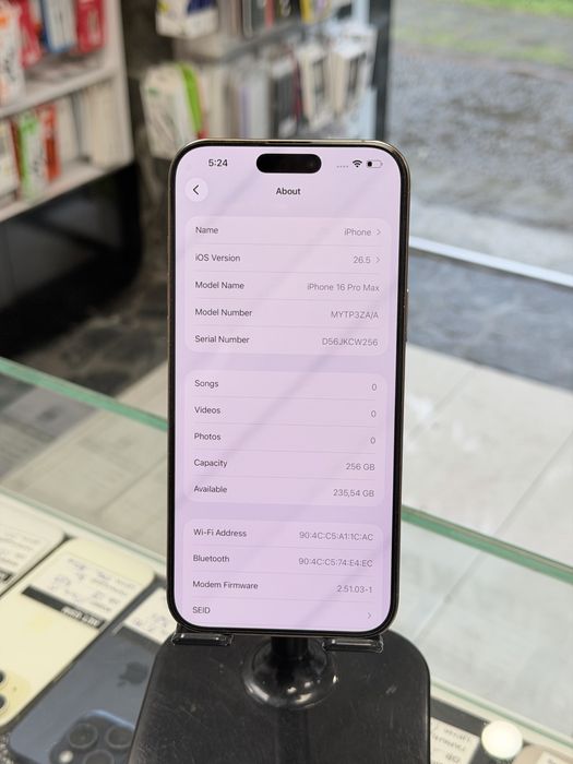 Apple iPhone 16 Pro Max 256GB Desert