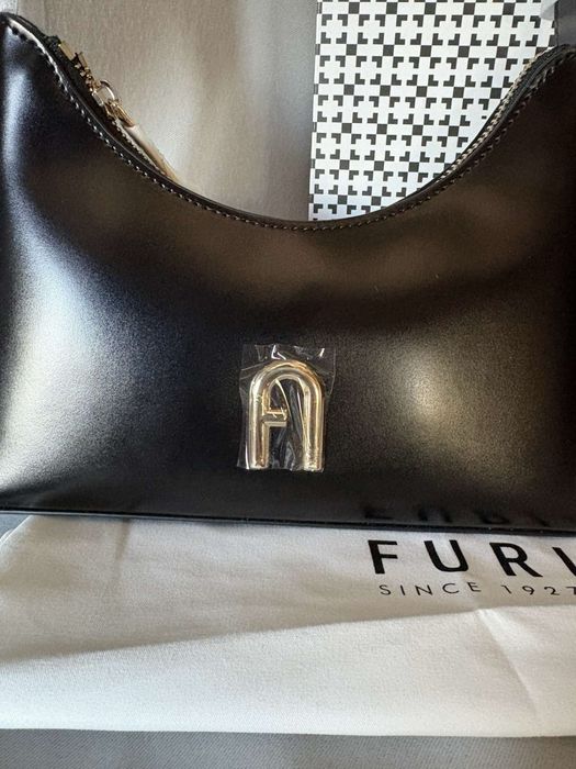 НОВА Чанта Furla, Diamante- Черна