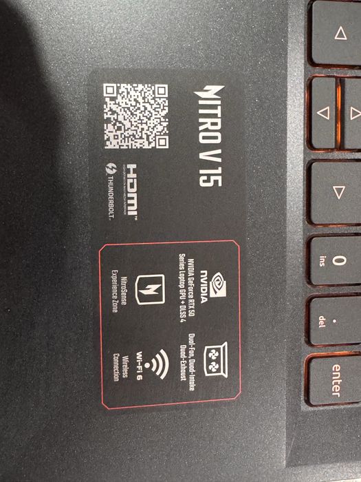 Aser Nitro v15 ноутбук