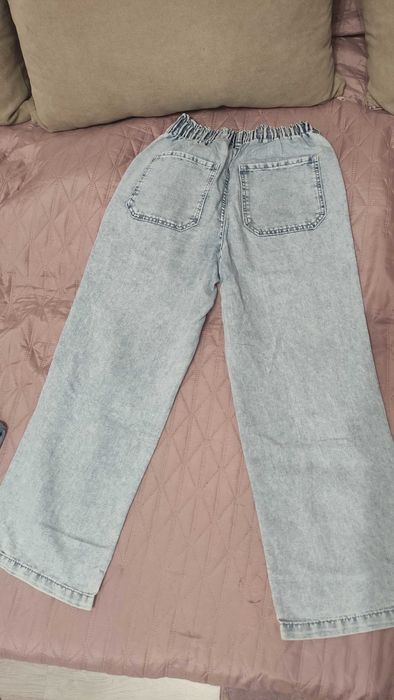 Дънки , летни, 9/10 год, размер 140, за момиче