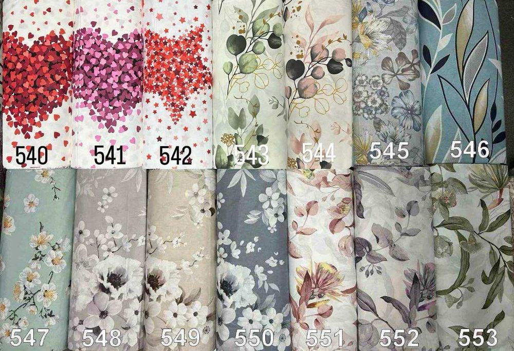 Нови десени Ранфорс 100 % памук за спално бельо