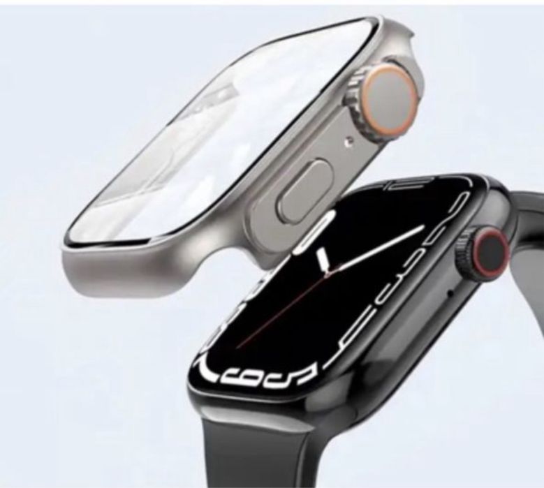Bumper/protectie/husa Apple watch+bratara metalica elastica