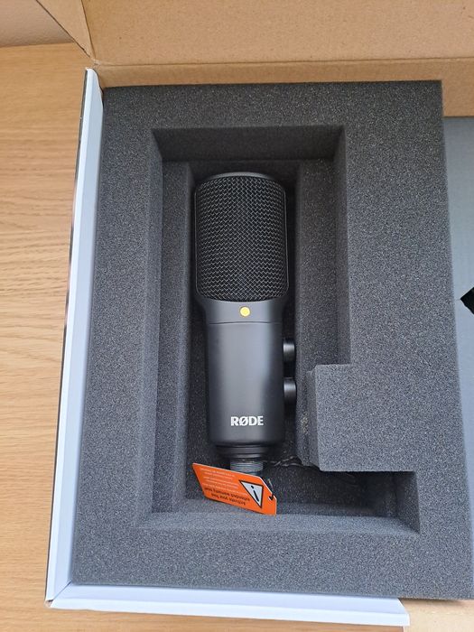 Rode NT-USB микрофон и Rode interview GO