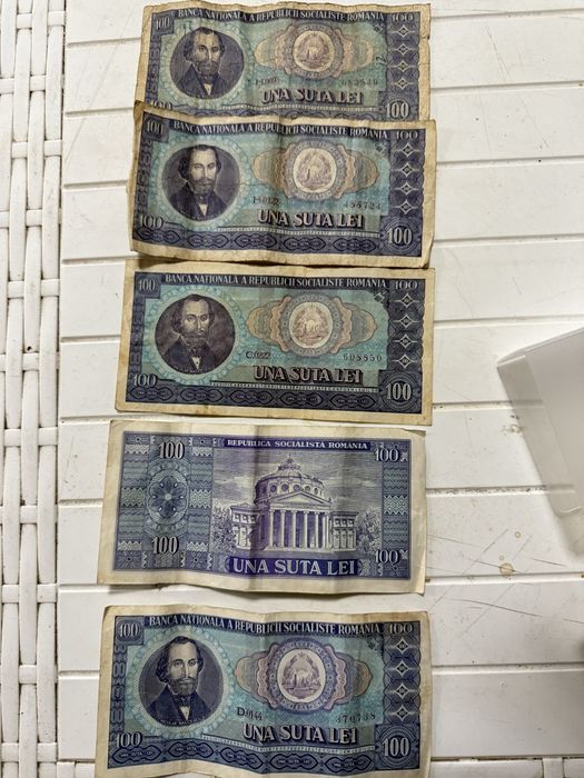 Vand bancnote  vechi romanesti