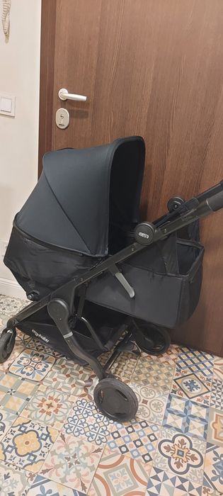 Ergobaby Metro кош за новородено, черен