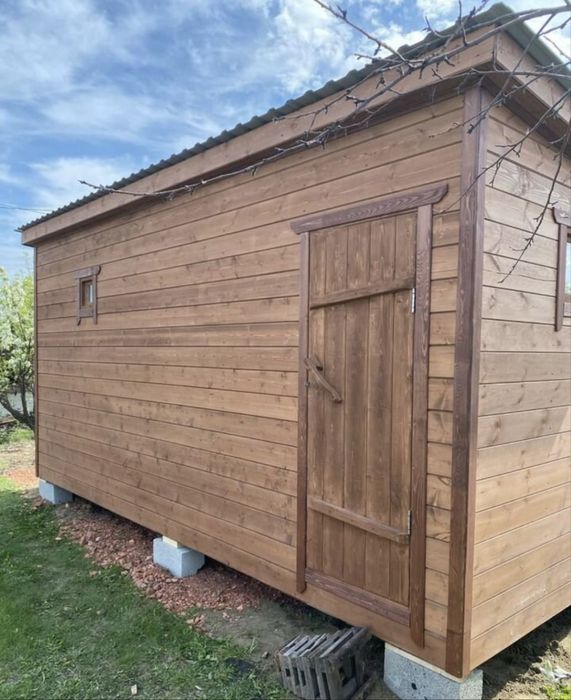 Баня каркасная 4/2,1м