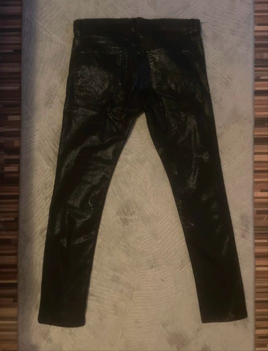 Blugi Hugo Boss Oil Spill Denim Waxed