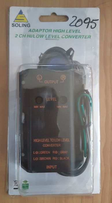 Adaptor Convertor Filtru HI LOW Remote Nivel Semnal Iesire Difuzoare
