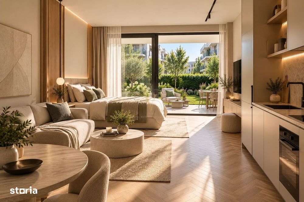 Cosmopolis | Vânzare Studio + Grădină Privată De 29,85 Mp