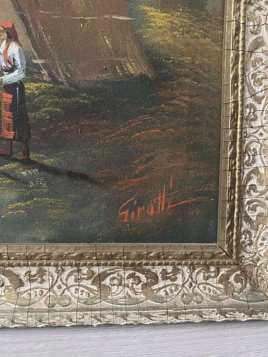 Tablou panza Girotti 90x65 cm