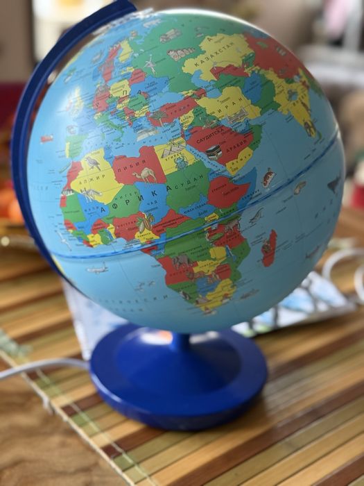 Лампа глобус