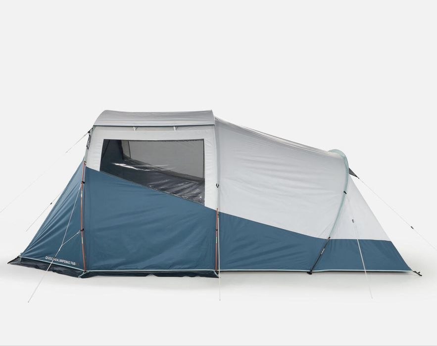 Палатка с рейки за къмпинг arpenaz 4.1 f&b, 1 спално, 4-местна
