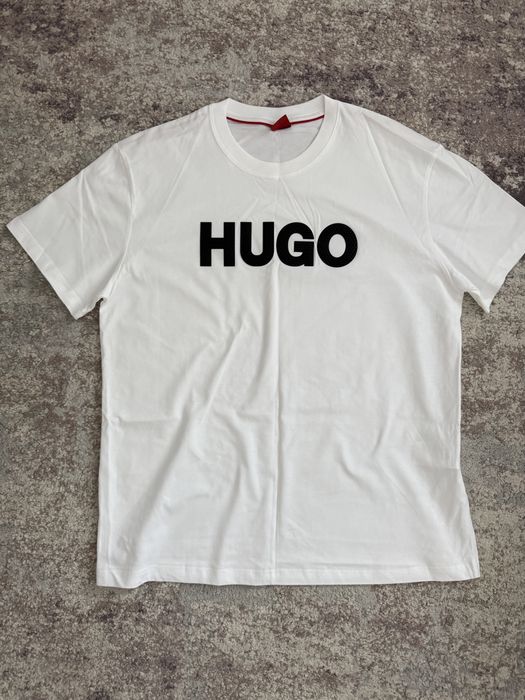 Tricou HUGO alb nou marime L