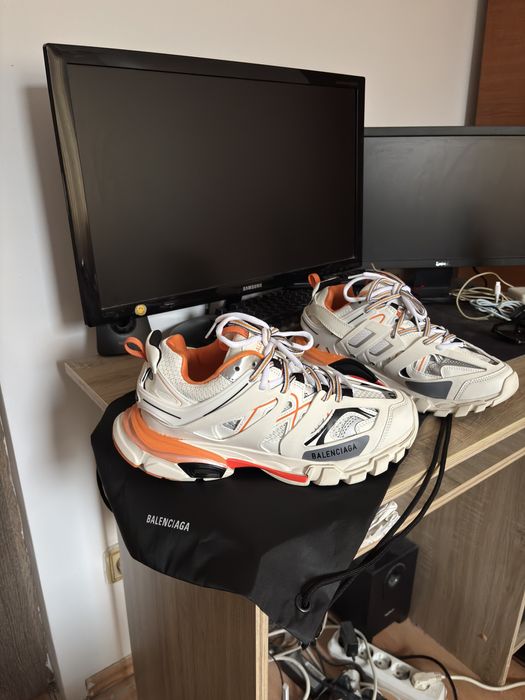 Balenciaga Track White Orange