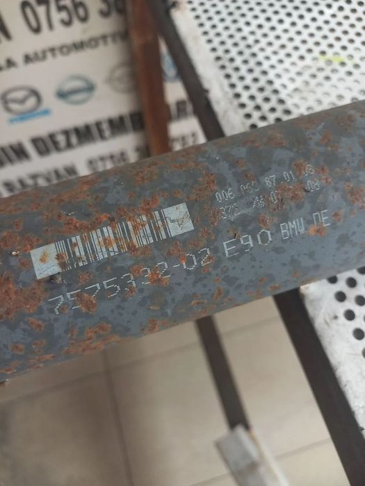 Cardan Bmw E90 E91 E92 E93 Cod 7575332 2.0 Diesel  - Dezmembrari Arad