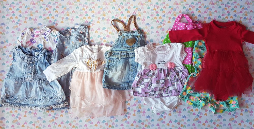 Голям ЛОТ бебешки дрешки 5-6м до 1 година 68 - 74рр +-