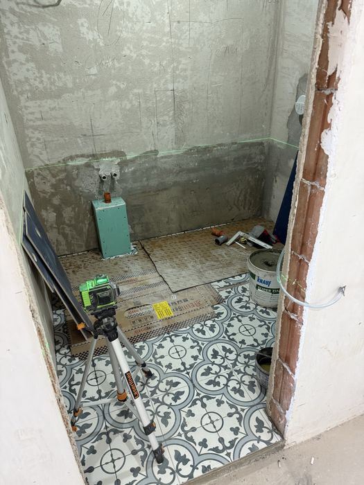 Шпакловка боя фаянс теракод