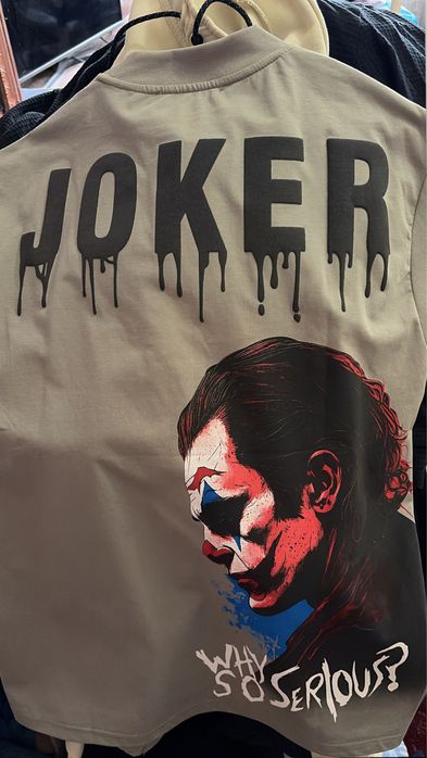 Tricou Intact Joker stil streetwear – design față și spate