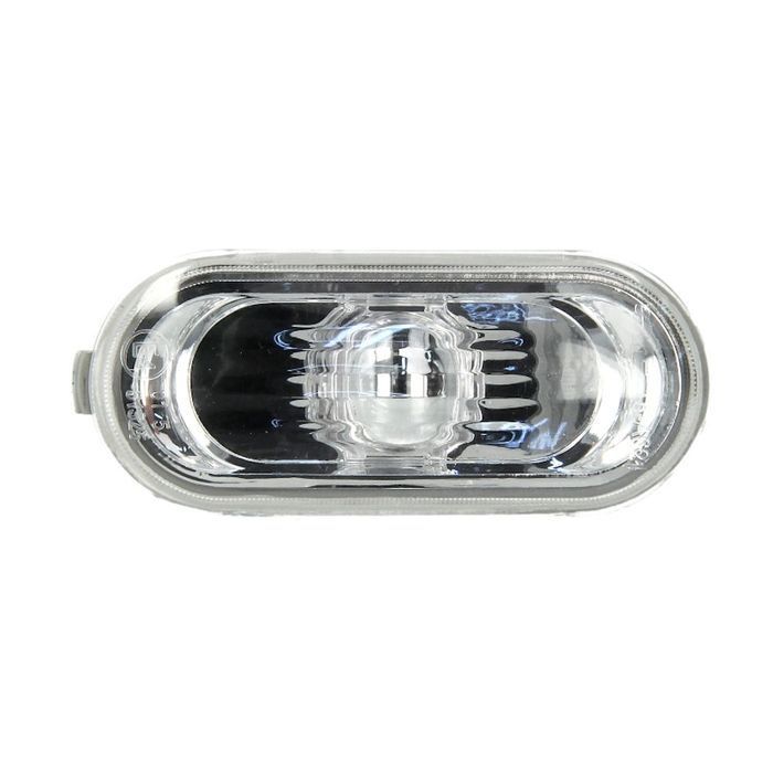 Lampa semnalizare laterala VW Passat B5 1996-10.2003; Polo 6N/6N2/9N 1997-2005; partea Stanga, Dreapta transparent, fara suport bec, TYC