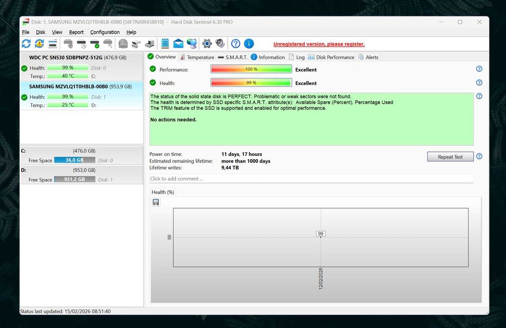 SSD m2 nvme 1 tb Samsung