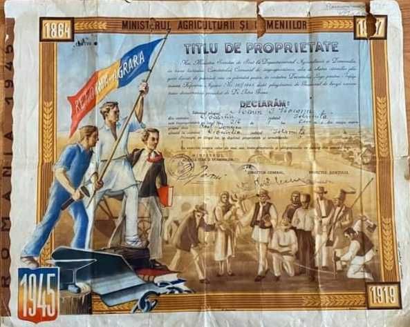 Vând titlu de proprietate