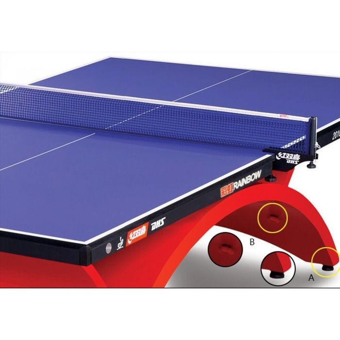 Настольный теннис Теннисный стол профессиональный DHS T1223 RAINBOW