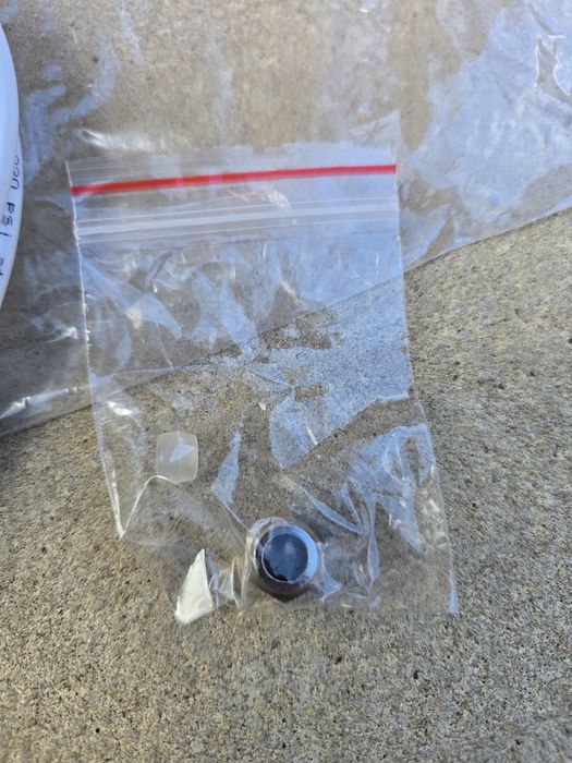 Furtun tub PE 1/4 apa conectare frigider +nuca piulita + garnitura