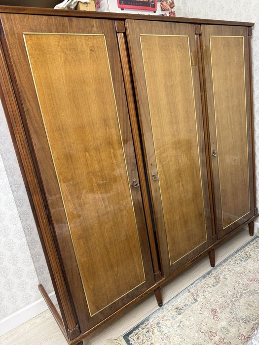 Спальный гарнитур, винтаж, чистое дерево