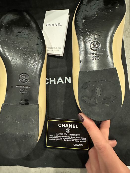 Балеринести пантофи Chanel
