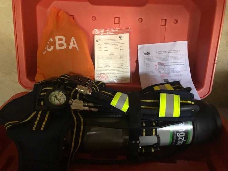 Въздушно дихателен апарат 6л 300бар, пълен комплект