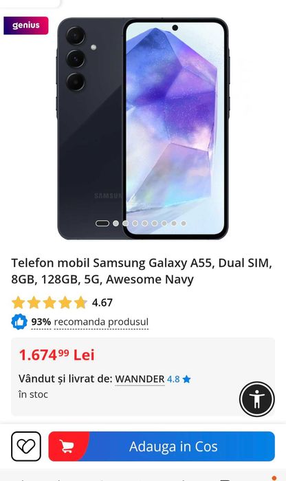 Samsung Galaxy A55 FullBox Garantie
