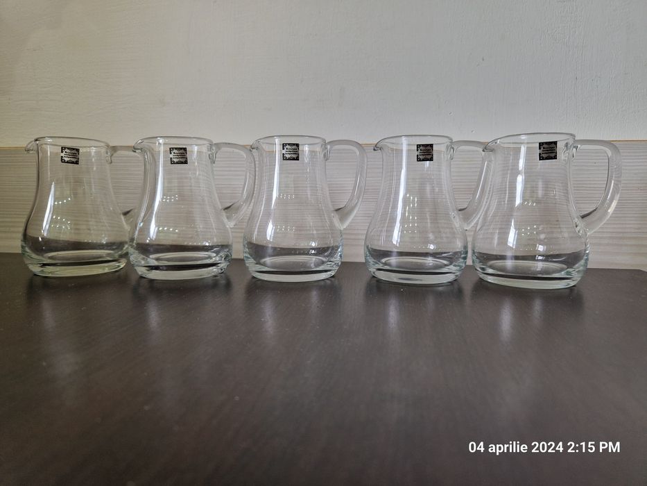 Set căni cafea portelan alb