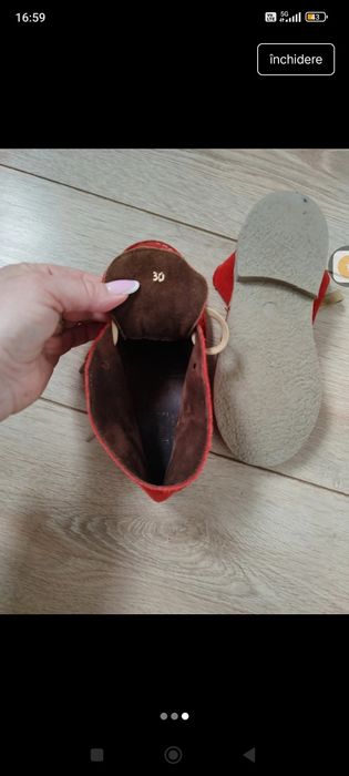 Pantofi piele întoarsă copii
