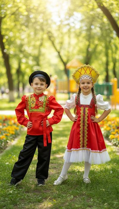 На прокат национальные костюмы