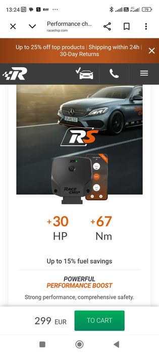 Race chip RS +30 Cp / +67 Nm