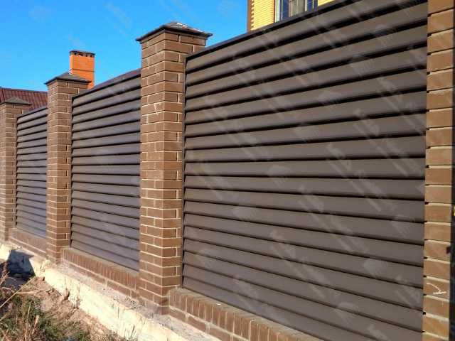 Забор жалюзи еврозабор