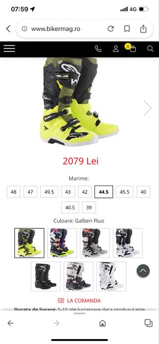 Vand costum complet motocross