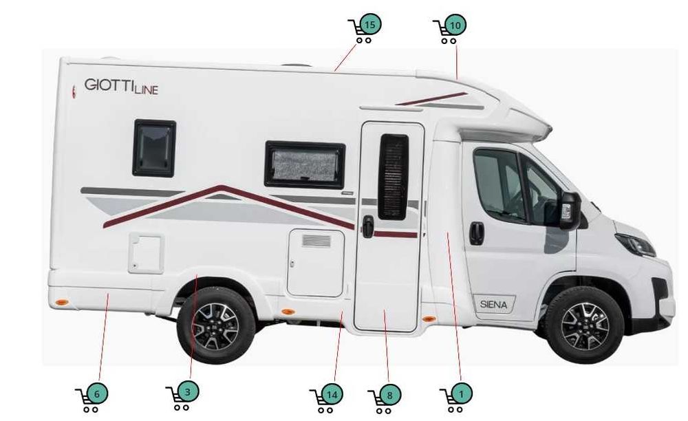 Autorulote,RimorRollerTeamMobilvettaMcLouisWeinsbergKnaus piese schimb