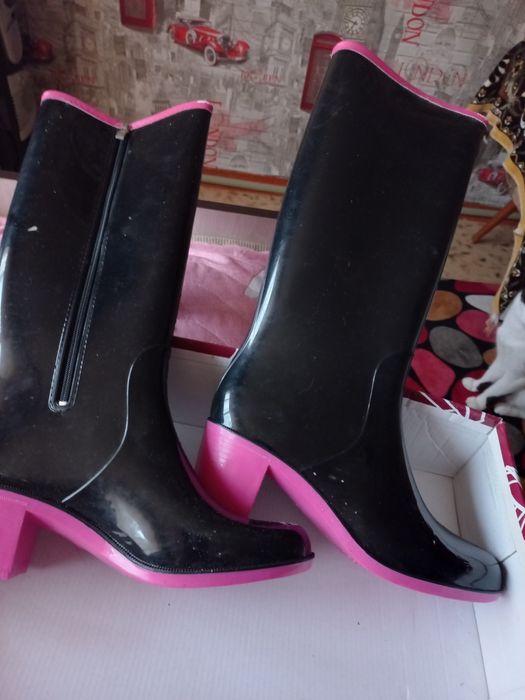 Сапоги резиновые утеплённые