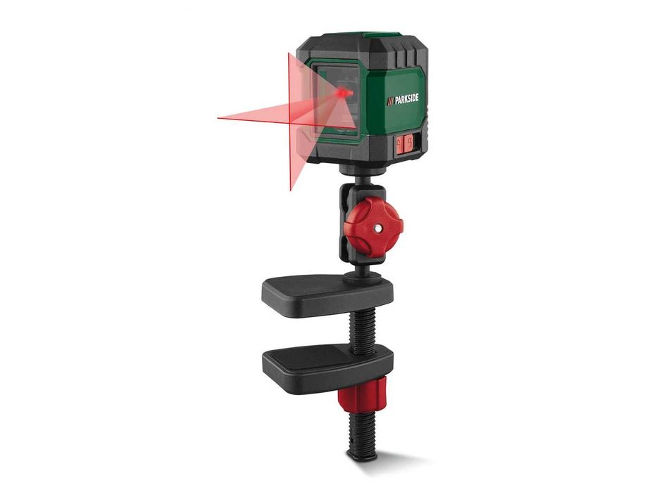 Laser cu linii în cruce PARKSIDE PKLL 7 ​​​​F5 cu clema acumulator
