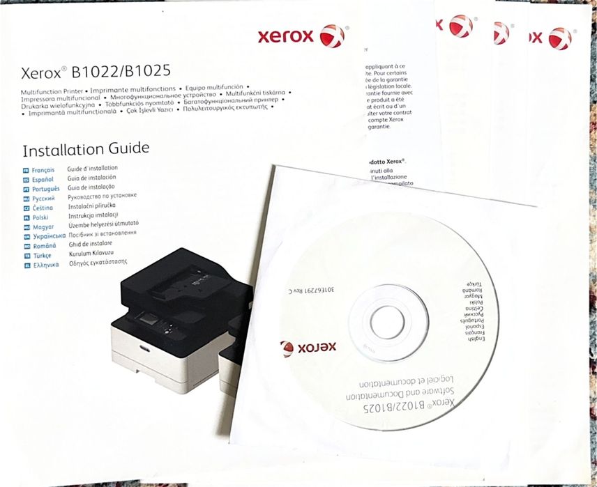 Xerox Принтер МФУ B1022DN черный-белый