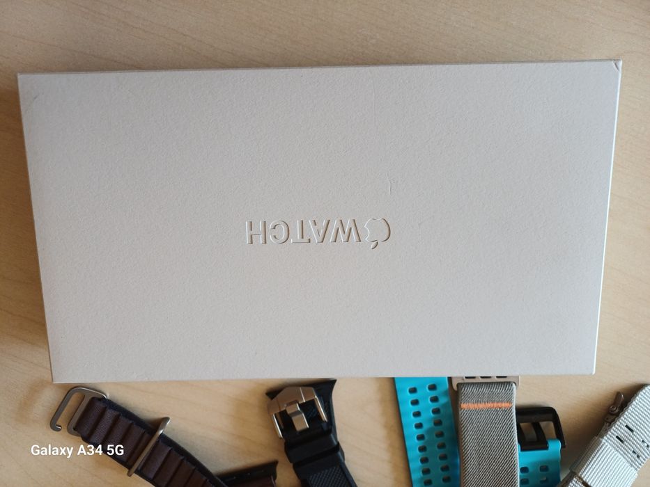 Apple watch Ultra 2 Titanium orange + 3 curele