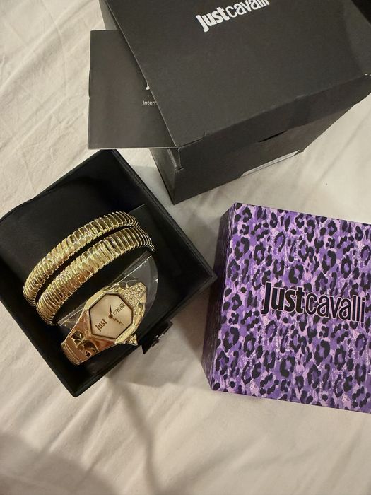 Ceas bijuterie Roberto Cavalli original full box