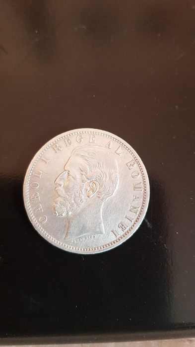 Vand moneda argint 5 lei 1881