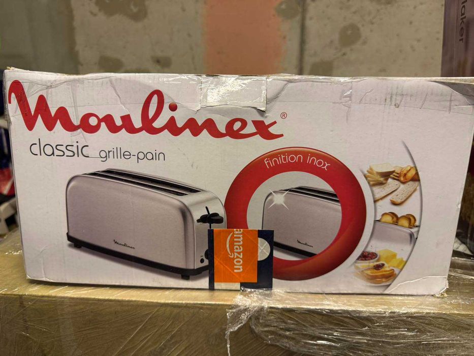 НОВ Тостер Moulinex Classic LS330D11 2 Tostadora 1400W