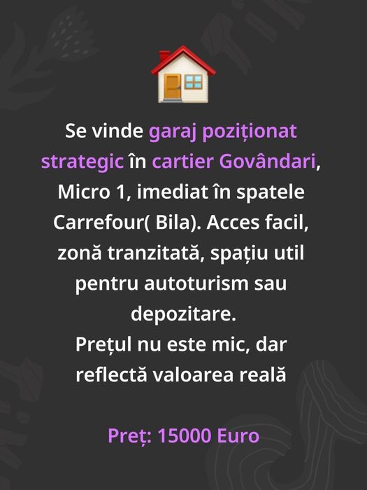 Închiriez garaj Micro 1 - Mai multe