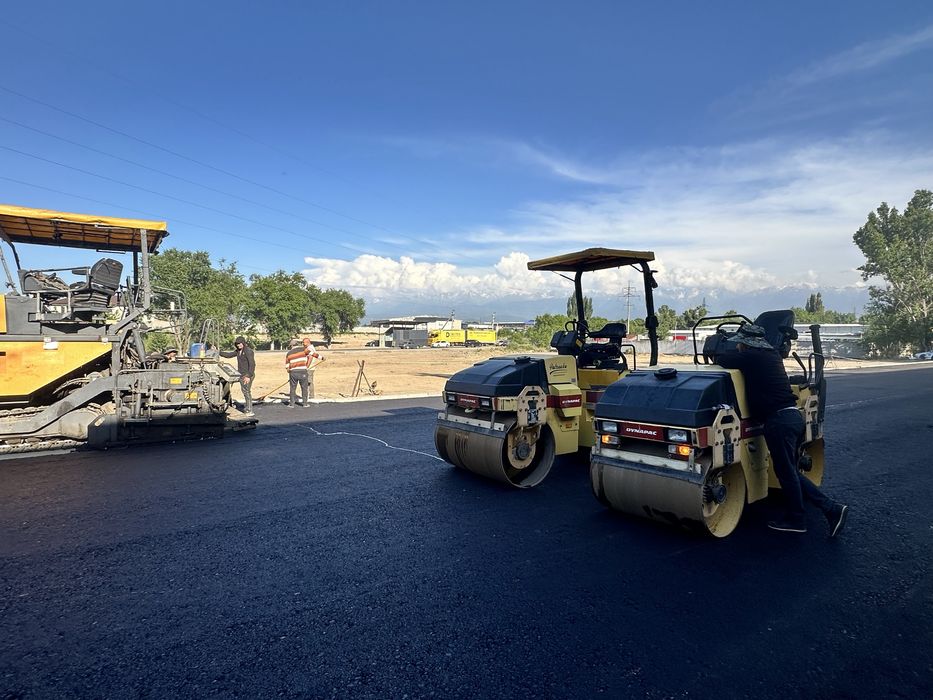 Асфальтрование Укладка асфальта Асфальт