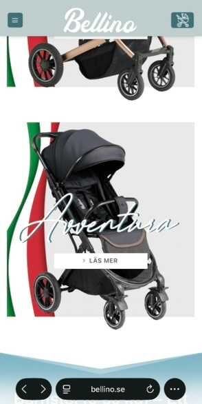 NOU! Bellino Avventura carcucior copii NOU pliabil luxury SIGILAT nou nascuti bebe
