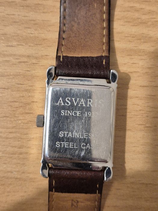 Ceas Asvaris stil vintage, dreptunghiular 37×29 mm, quartz Myota