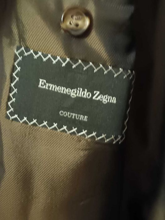 Palton Ermenegildo Zegna couture casmir 100 %.